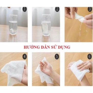 Gói 100 viên Khăn giấy nén hình viên kẹo - Tiện du lịch, tẩy trang, lau mặt 45.000đ 6 Gói 100 viên Khăn giấy nén hình viên kẹo - Tiện du lịch, tẩy trang, lau mặt 45.000đ 6