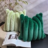 Gối 3D Lông Tơ Rộng Sọc - Đệm Vuông Tối Giản Sofa Phòng Khách, Giá 135.945đ