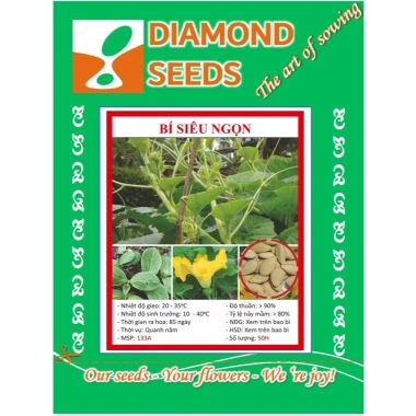 Gói 5 hạt giống bí ngòi xanh - Trồng Tết nhanh, giá chỉ 12.500 VND, giảm 20%