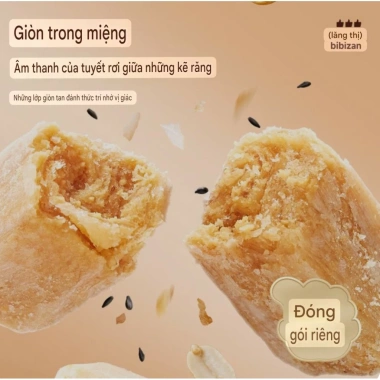 Gói 500g Kẹo Giòn Đậu Phộng Mix vị Mè Dừa, BiBiZan Giòn tan ngọt ngào, chỉ 100k 6 Gói 500g Kẹo Giòn Đậu Phộng Mix vị Mè Dừa, BiBiZan Giòn tan ngọt ngào, chỉ 100k 6