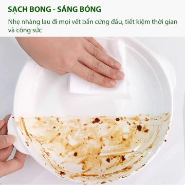 Gói 80 khăn ướt lau dầu mỡ, vết bẩn - Siêu tiết kiệm, đa năng, giá chỉ 29.000đ 3