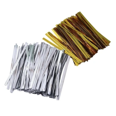 Gói 800c Dây kẽm buộc 8-12cm cho túi kẹo, bánh mì, gói quà, lan cây cảnh - Giá chỉ 9.500 VND