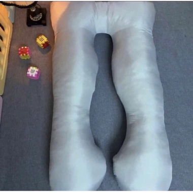 Gối bà bầu chữ U Cotton 100% - Hỗ trợ đau lưng, tựa lưng mới 80-130cm 6