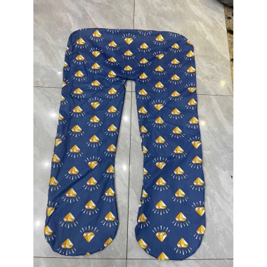 Gối bà bầu chữ U Cotton 100% - Hỗ trợ đau lưng, tựa lưng mới 80-130cm 8