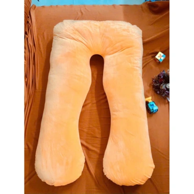 Gối bà bầu chữ U Cotton 100% - Hỗ trợ đau lưng, tựa lưng mới 80-130cm 9