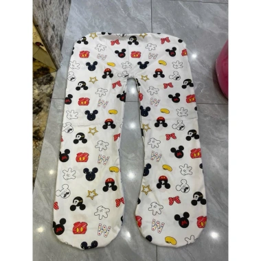 Gối bà bầu chữ U Cotton 100% - Hỗ trợ đau lưng, tựa lưng mới 80-130cm 10