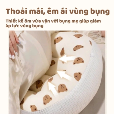 Gối Bầu Cánh Tiên Royal Thiết Kế Thông Minh Chống Đau Lưng Nâng Đỡ Ngủ Ngon Giá 135k 7