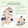 Gối bầu chữ U Zcare giảm chuột rút, vải sợi tre, gòn 7D 1.35x0.82m - 559k 5