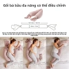 Gối bầu Domibaby - Gối ngủ bên hỗ trợ thắt lưng, bụng, dài 180cm, giảm đau thai kỳ 5