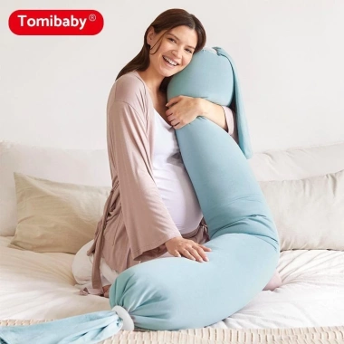 Gối bầu Domibaby - Gối ngủ bên hỗ trợ thắt lưng, bụng, dài 180cm, giảm đau thai kỳ 7