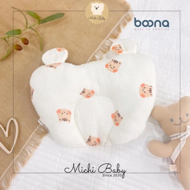 Gối Bông Chống Lõm Đầu Boona Họa Tiết Gấu Có Tai cho Bé 0-12 Tháng - Michi Baby MC226 Giá 80.000 4 Gối Bông Chống Lõm Đầu Boona Họa Tiết Gấu Có Tai cho Bé 0-12 Tháng - Michi Baby MC226 Giá 80.000 4