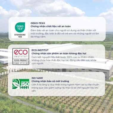 Gối cao su lượn sóng Contour Liên Á Đạt chuẩn ECO - Thiết kế công thái học, nâng đỡ êm ái, giảm đau, giá 265.000₫ 6 Gối cao su lượn sóng Contour Liên Á Đạt chuẩn ECO - Thiết kế công thái học, nâng đỡ êm ái, giảm đau, giá 265.000₫ 6