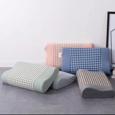 Gối cao su non 30x50cm cho người lớn - Chống mỏi vai gáy cổ, thiết kế kẻ sọc sang trọng hiện đại, giá ưu đãi 66.000₫ 2