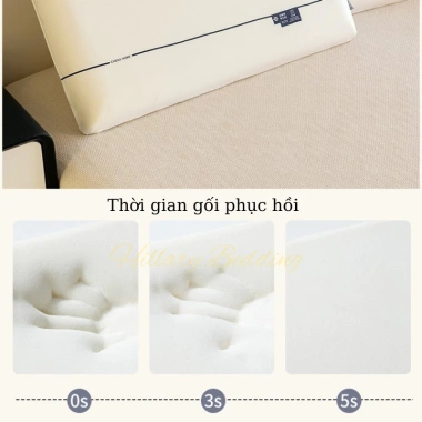 Gối cao su non cao cấp 42x70cm - Chống đau vai gáy, mềm mại thoáng khí, giảm giá 22% chỉ 252.000₫ 6