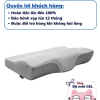 Gối cao su non CECILA công thái học vỏ xám - Giảm đau vai gáy, ngủ nhanh 219k