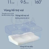 Gối cao su non CECILA công thái học vỏ xám - Giảm đau vai gáy, ngủ nhanh 219k 4