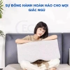 Gối cao su non CECILA công thái học vỏ xám - Giảm đau vai gáy, ngủ nhanh 219k 9