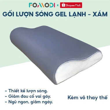 Gối cao su non Fomodi công thái học, giảm đau cổ vai gáy, gel lạnh ngăn thoái hoá, ngủ sâu, chỉ 276.000đ 10 Gối cao su non Fomodi công thái học, giảm đau cổ vai gáy, gel lạnh ngăn thoái hoá, ngủ sâu, chỉ 276.000đ 10