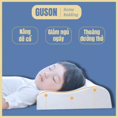 Gối Cao Su Non Thiên Nhiên Thái Lan: Thoáng mát, hỗ trợ bé ngủ ngon, 198.000 VND