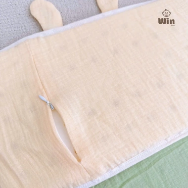 Gối cao su non thông hơi 5 màu đổi vỏ, siêu mềm, an toàn cho bé - Giá 130.500đ