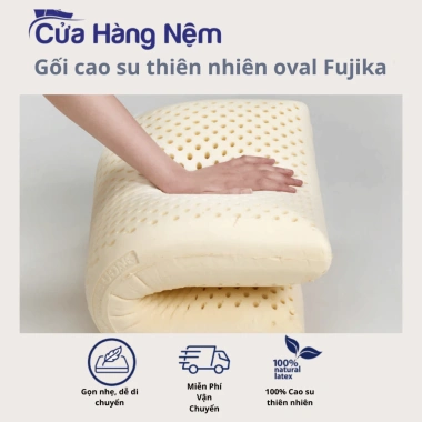 Gối Cao Su Oval Liên Á 45x65x12cm - Đệm Ngủ Siêu Mềm, Giá Ưu Đãi 840.000 VNĐ 4 Gối Cao Su Oval Liên Á 45x65x12cm - Đệm Ngủ Siêu Mềm, Giá Ưu Đãi 840.000 VNĐ 4