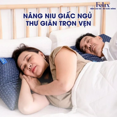 Gối Cao Su Thiên Nhiên 100% - Massage Đầu Cổ Vai Gáy Thoáng Khí Êm Ái - 757.500₫