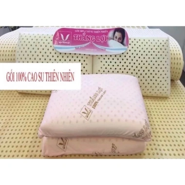 Gối cao su thiên nhiên 100% siêu êm thoáng mát 45x65 ôm 35x100 - Giá ưu đãi 510k VNĐ