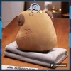 Gối Chăn 2 Trong 1 Hình Capybara Văn Phòng, Chăn Đêm và Gối Xe, 185.900 VND 4