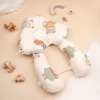 Gối chặn chữ U cho bé có dây rút, chống giật mình, vải cotton mềm mại - 118.000₫ 3