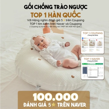 Gối chống trào ngược Airmesh Rototo Bebe ALADDINVINA - Thoáng khí, giá chỉ 1,2 triệu 2