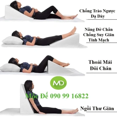 Gối Chống Trào Ngược Dạ Dày HARU 60x60x26cm - Giảm ợ nóng, viêm họng, khó nuốt, Giá chỉ 199.000đ 4 Gối Chống Trào Ngược Dạ Dày HARU 60x60x26cm - Giảm ợ nóng, viêm họng, khó nuốt, Giá chỉ 199.000đ 4