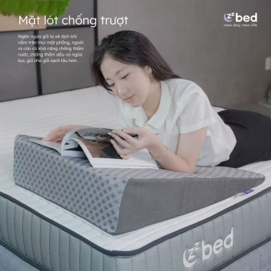 Gối Chống Trào Ngược Dạ Dày Zzbed – Giảm Axit, Cải Thiện Hô Hấp, Không Xẹp Lún, Giá Ưu Đãi 745.600 VND 7
