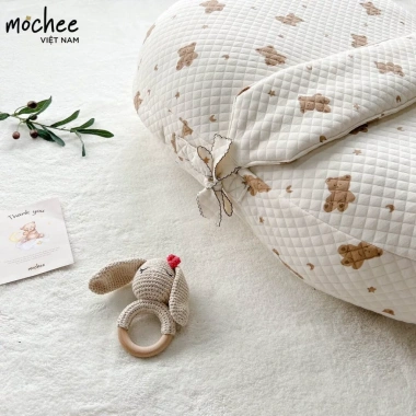 Gối Chống Trào Ngược Mochee 70x80cm Đai Chống Giật Mình Cotton Cao Cấp Giá 650k 5