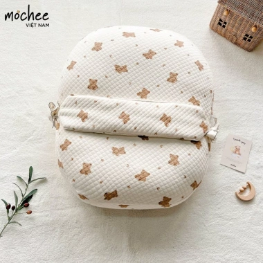 Gối Chống Trào Ngược Mochee 70x80cm Đai Chống Giật Mình Cotton Cao Cấp Giá 650k 12