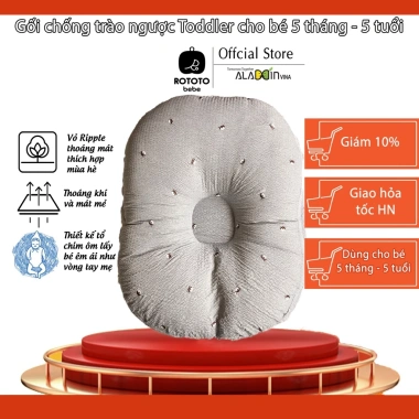 Gối chống trào ngược Toddler Rototo Bebe cho bé 5 tháng đến 5 tuổi ALADDINVINA Giá 2,99 triệu 4