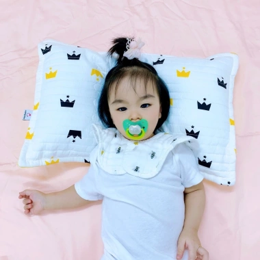 Gối chữ nhật 30x45cm cotton Hàn Quốc chần bông phối lưới cao cấp - Giá chỉ 170.099₫