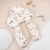 Gối chữ U 3 trong 1 cho bé vải xô Royal - Chống giật mình, lưới chống ngạt, giá ưu đãi 87.000đ