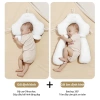 Gối chữ U bé sơ sinh - chống giật mình, bẹp đầu, dây rút điều chỉnh độ cao, an toàn, hỗ trợ giấc ngủ sâu, vừa vặn cho bé, giảm giá chỉ 89.000đ 9