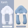 Gối chữ U bé sơ sinh - chống giật mình, bẹp đầu, dây rút điều chỉnh độ cao, an toàn, hỗ trợ giấc ngủ sâu, vừa vặn cho bé, giảm giá chỉ 89.000đ 10