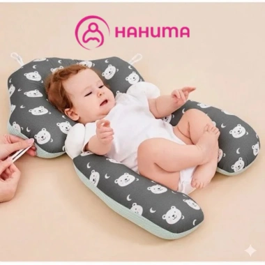 Gối Chữ U Bé Sơ Sinh Hahuma Đa Năng Cotton Êm Chặn Giật Mình Dễ Giặt 149.000 VND