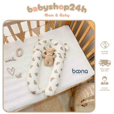Gối Chữ U Boona Vải Xô Muslin Cao Cấp - Thoáng Khí, Thấm Hút, Giá 134.000₫ (Giảm 21%)