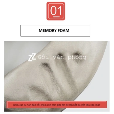 Gối Chữ U Cao Su Non Kê Cổ Đỡ Cực Tốt Sau Gáy, Vỏ Vải Mát ZURI PILLOW GLC-05 77.000đ 5