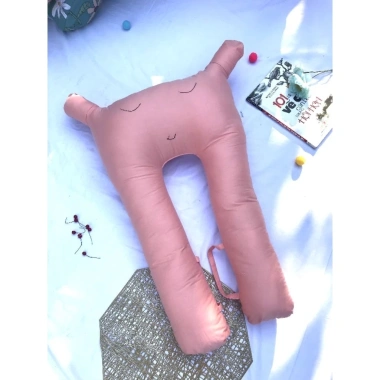 Gối chữ U cho bé ngủ, chống giật mình, vải xô Muslin mềm mại, đệm êm ái, hỗ trợ ngủ sâu - Giá chỉ 69.000đ