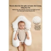 Gối chữ U cho bé sơ sinh - Chống giật mình, chống méo đầu, dây rút 3 đầu điều chỉnh, ngủ ngon 3