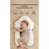 Gối chữ U cho bé sơ sinh - Chống giật mình, chống méo đầu, dây rút 3 đầu điều chỉnh, ngủ ngon 4