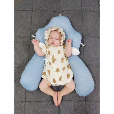 Gối chữ U cho bé sơ sinh - Chống giật mình, chống méo đầu, dây rút 3 đầu điều chỉnh, ngủ ngon 9 Gối chữ U cho bé sơ sinh - Chống giật mình, chống méo đầu, dây rút 3 đầu điều chỉnh, ngủ ngon 9