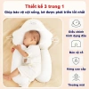 Gối chữ U cho bé sơ sinh, chống giật mình, định hình, chống bẹp đầu, kèm dây rút điều chỉnh vòng đầu, giảm giá 18% 7