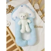 Gối chữ U cho trẻ sơ sinh nhung mềm mịn, chống giật mình - chỉ 139.606 đồng 3