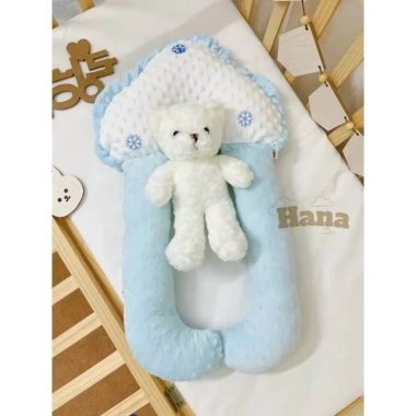 Gối chữ U cho trẻ sơ sinh nhung mềm mịn, chống giật mình - Giá 149.000 VND (Giảm từ 178.800 VND) 3 Gối chữ U cho trẻ sơ sinh nhung mềm mịn, chống giật mình - Giá 149.000 VND (Giảm từ 178.800 VND) 3
