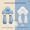 Gối chữ U chống giật mình bé - Định hình, chống bẹp đầu, dây rút tiện lợi, 119k 7